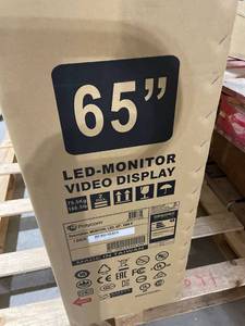 lot 5565 image: 65 inch LED monitor