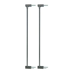 lot 16512 image: Qdos Auto-Close SafeGate Baby Gate Extensions - Meets Tougher European Standards - Professional Grade Safety - Each Extension Extends the Qdos SafeGate Pressure Gates by 2.75 Set of 2 Slate