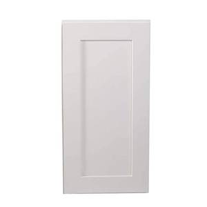 lot 16539 image: Design House Brookings Ready to Assemble 12 x 30 x 12 in. Wall Cabinet Style 1-Door in White - Retail $321.95