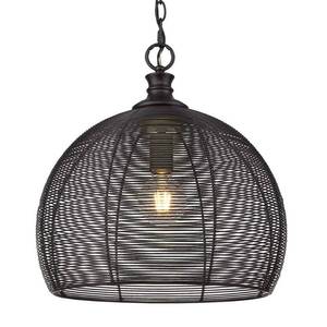 lot 21377 image: Golden Lighting 6802-M BLK Calypso Pendant - Medium
