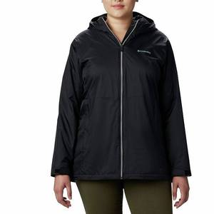 lot 21384 image: Columbia Womens Switchback Lined Long Rain Jacket, Size 3X