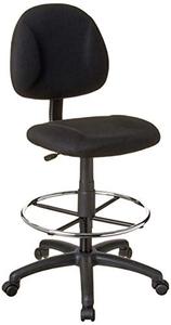 lot 21882 image: Boss Office Products Ergonomic Works Drafting Chair without Arms in Black