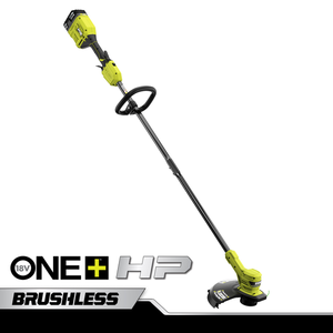 lot 16472 image: Ryobi 18V One HP Brushless Weed Whacker