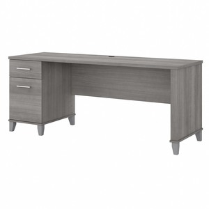 lot 16502 image: Bush Furniture 72W Ped Desk - Retail $576.00