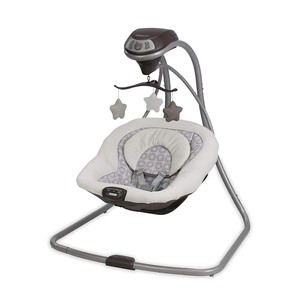 lot 21348 image: Graco Simple Sway Swing, Abbington Collection