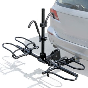 lot 21353 image: Leader Accessories 2-bike Platform Style Hitch Mount Bike Rack Tray Style