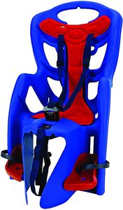 lot 21357 image: Bellelli Bicycle Seat Behind Pepeclamp Bluered
