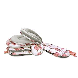 lot 21924 image: Ifantino Feeding Pillow, Floral Grey