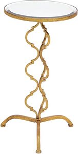 lot 11606 image: End Table Stand With Glass Frame