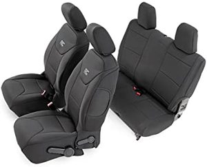 lot 11609 image: Rough Country Black Automotive Seat Covers