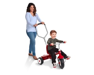 lot 21881 image: Radio Flyer Deluxe Steer and Stroll Trike