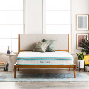lot 21903 image: Linen Spa Memory Foam Mattress, QueenDouble