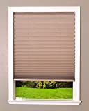 lot 8509 image: Easy Lift Trim-at-Home Cordless Pleated Light Blocking Fabric Shade Natural, 30 in x 64 in, (Fits windows 19- 30)