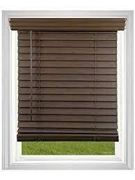lot 8603 image: Dez Furnishings Qjbk224480 2 In. Cordless Faux Wood Blind 22.5w X 48l Inches ...