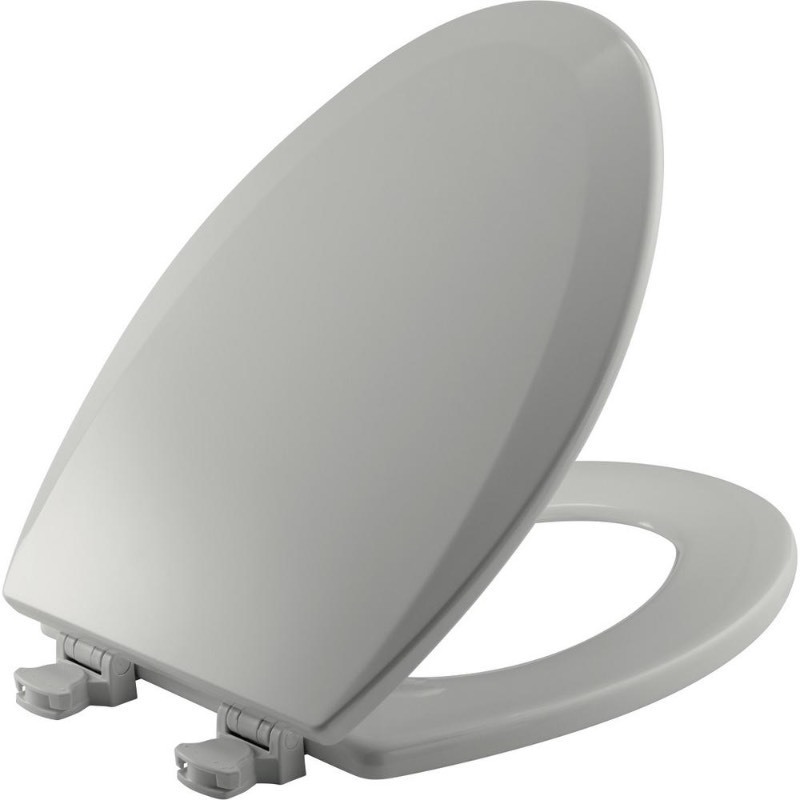 lot 7864 image: Bemis 1500EC Lift-Off Wood Elongated Toilet Seat, Available in Various Colors