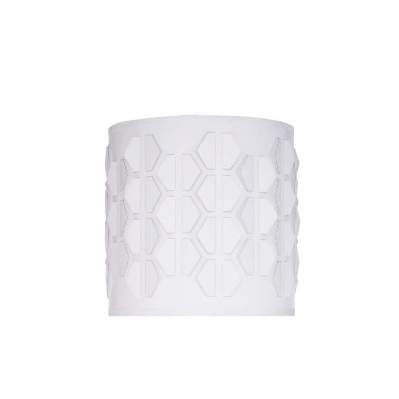 lot 8833 image: Aspen Creative Corporation 8 Paper Drum Lamp Shade