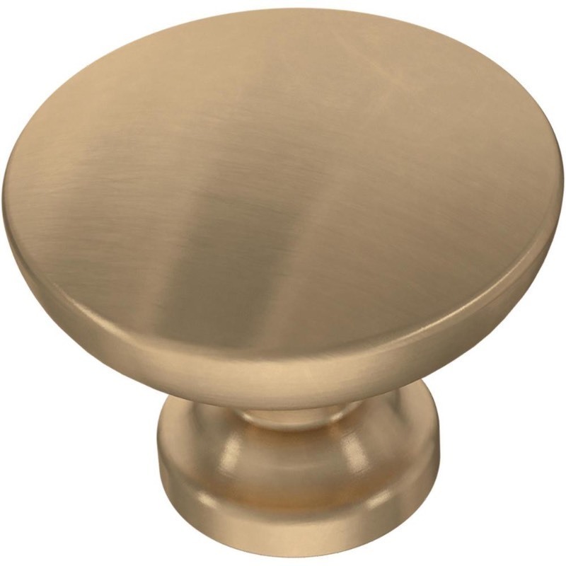 lot 4041 image: Franklin Brass P29523z-B Fulton 1-316in Mushroom Cabinet Knob
