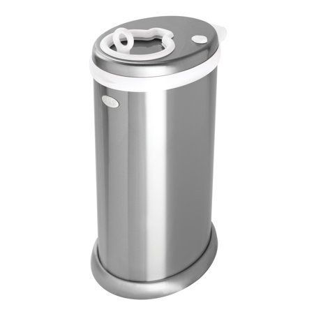 lot 5825 image: Ubbi - Diaper Pail - Chrome