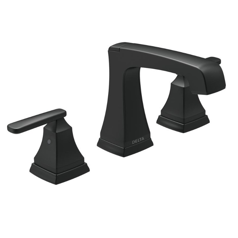lot 5663 image: Delta 3564-Mpu-Dst Ashlyn 1.2 GPM Widespread Bathroom Faucet