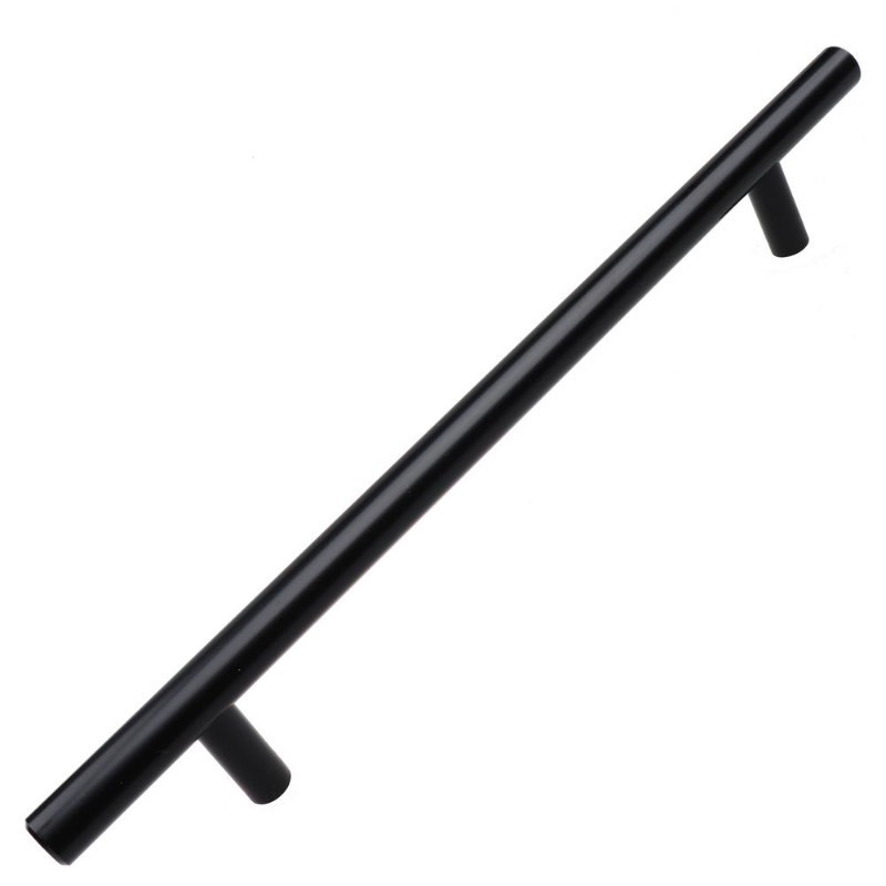 lot 5776 image: GlideRite 7 in. Center Solid Modern Cabinet Bar Pull, Matte Black, Pack of 10
