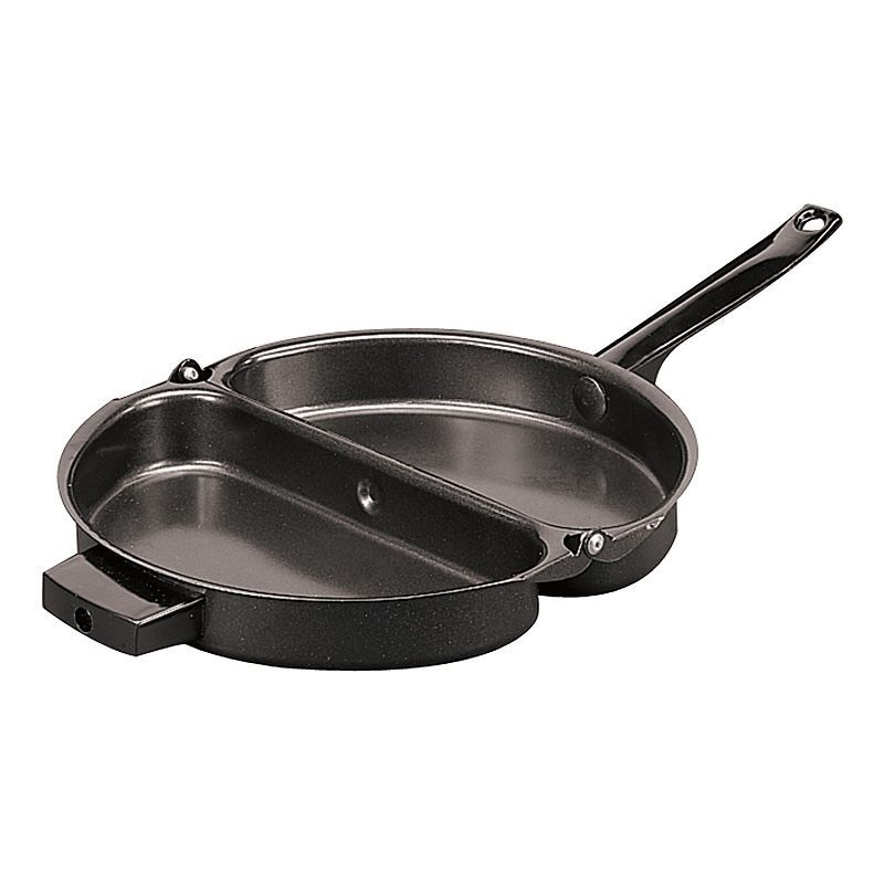 lot 8874 image: Fox Run Brands 8 Non-Stick Omelette Pan with Lid