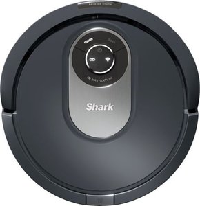 lot 41720 image: Shark - AI Robot Vacuum RV2001 with Self Cleaning Brushroll, Object Detection, Wi Fi - Gray