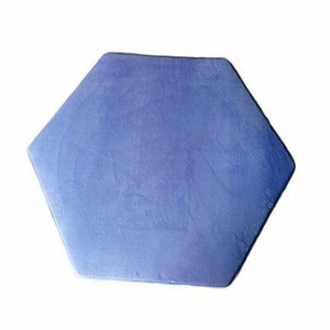 lot 41756 image: Hexagon Rug Pad Mat for Kids Playhouse Hexagon Rug Floor Hexagonal Dark Blue - may not be exact stock photo
