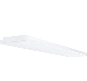 lot 41760 image: AntLux 72W LED Wraparound Light 4FT LED Office Lights Ceiling, 8600 Lumens, 4000K Neutral White, 4 Foot Flush Mount Wrap Lighting Fixture for Garage Workshop, Fluorescent Light Replacement