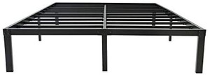 lot 41781 image: Zizin Queen Size Bed Frame Platform Base 14 Inch with StorageHeavy Duty Metal Beds FramesEasy Assembly Noise-Free No Box Spring Needed (Queen)