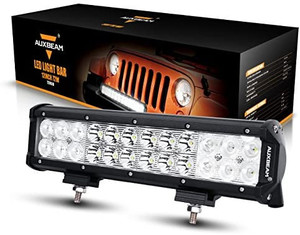 lot 41817 image: Auxbeam LED Light Bar 12 72W Driving Light with 3W 24pcs Chips Combo Beam Waterproof for Off-Road Truck Car Military Mining Heavy Equipment