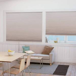 lot 41837 image: Easy Lift Trim-at-Home Cordless Pleated Light Blocking Fabric Shade