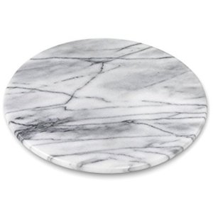 lot 42089 image: Greenco Marble Lazy Susan, 12, Single