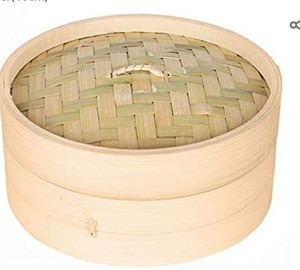 lot 42997 image: Trademark innovations Bamboo Steamer Basket