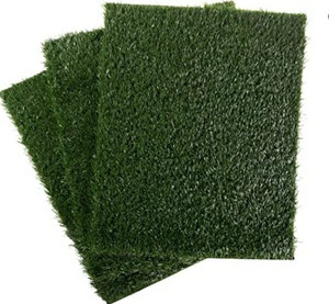lot 43002 image: Replacement Artificial Grass Pee Pads  Set of 3 Pads for Puppy Potty Trainer- Petmaker