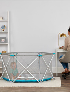 lot 43009 image: 6-panel My Play Portable Play Yard