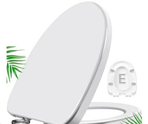 lot 43020 image: Toilet Seat Elongated - Heavy Duty Toilet Seat for American Standard