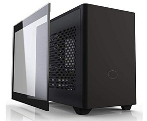 lot 43033 image: Cooler Master NR200P SFF Small Form Factor Mini-ITX Case with Tempered glass or Vented Panel Option, PCI Riser Cable, Triple-slot GPU, Tool-Free and 360 Degree Accessibility