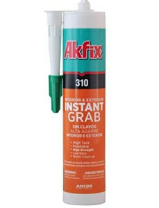 lot 43037 image: Akfix AX310-24 Instant Grab Water Based Adhesive (24  Pack), White