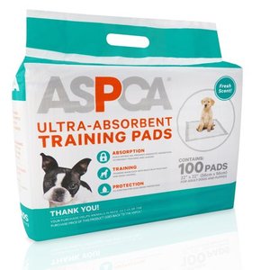lot 43078 image: ASPCA Ultra-Absorbent Training Pads, 22 in x 22 in, 100 count, Fresh Scent
