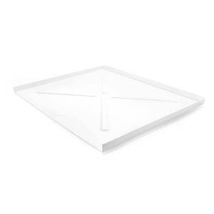 lot 43083 image: Camco 20.5 X 24 OD Dishwasher Drain Pan- Place Under Dishwater to Detect Leaks, Protect Flooring From Leaks, Will Not Rust or Crack -White (20600)
