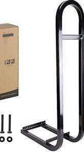 lot 43091 image: 10L0L Universal Golf Cart Rear Seat Safety Grab Bar for Club Car EZGO Yamaha, Add Safety to Your Rear Passengers - Black