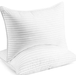 lot 43096 image: Beckham Hotel Collection Bed Pillows King Size, Set of 2 Super Plush Gel Fiber