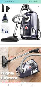 lot 45558 image: PINETAN Professional Canister Vacuum Cleaner UA807, Advanced 62 dB Low Noise Technology, High Suction Power and Rotation Speed Adjustment, 4.5 L Extra Large Dust Bags Included. (Retails $198)