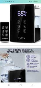 lot 45561 image: Hupro Ultrasonic Top Filling Humidifier