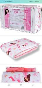 lot 45564 image: Rearz princess pink overnight diapers (Size Medium)