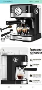 lot 45569 image: Cuisinstar Espresso Machine With Milk Frother Wand Combo