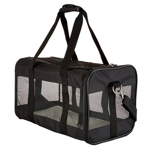 lot 45584 image: Portable Pet Travelling Bag Breathable Soft-Sided Dog Cats Travel Carrier Pet Clothing Accessories