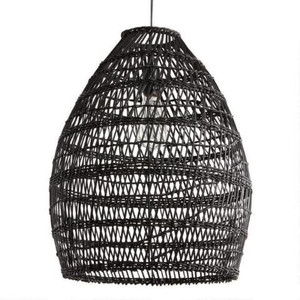 lot 45604 image: Woven Bamboo Pendant Hanging Light  (Not exact as stock photo)