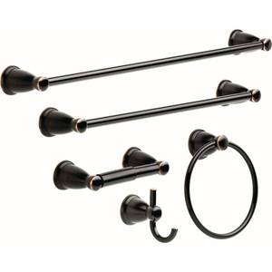 lot 45627 image: Franklin Brass Kinla 5 Piece Kit - Oil Rubbed Bronze
