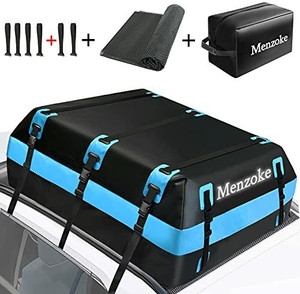 lot 45629 image: MENZOKE Rooftop Cargo Carrier, 15 Cubic Feet Soft-Shell Waterproof Roof Rack Cargo Carrier, Vehicle